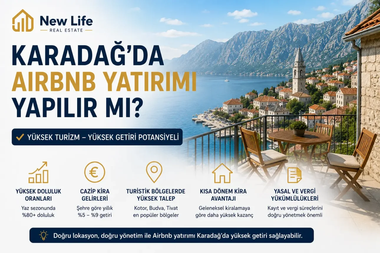 Karadağ’da Airbnb Yatırımı Yapılır mı?