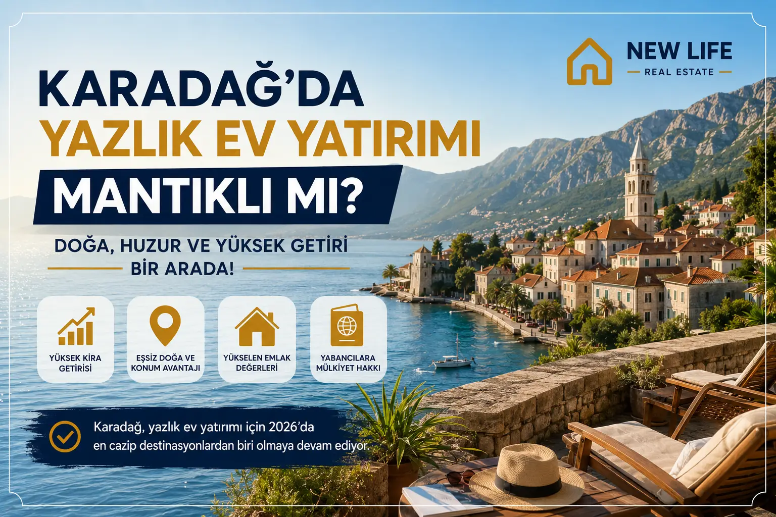 Karadağ'da Yazlık Ev Yatırımı Mantıklı mı?