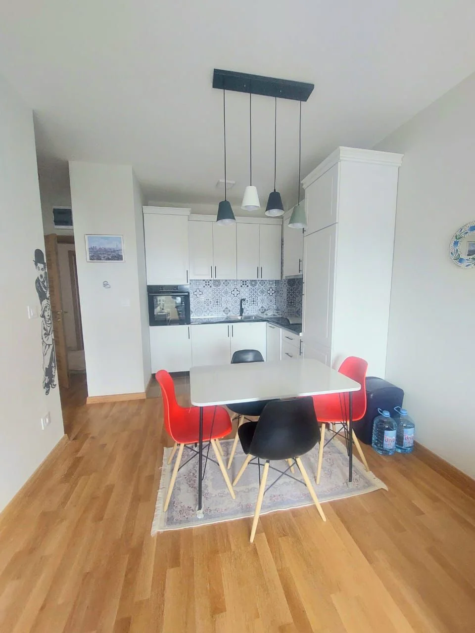 Beciçi de 1+1 Yıllık kiralık  daire deniz manzaralı