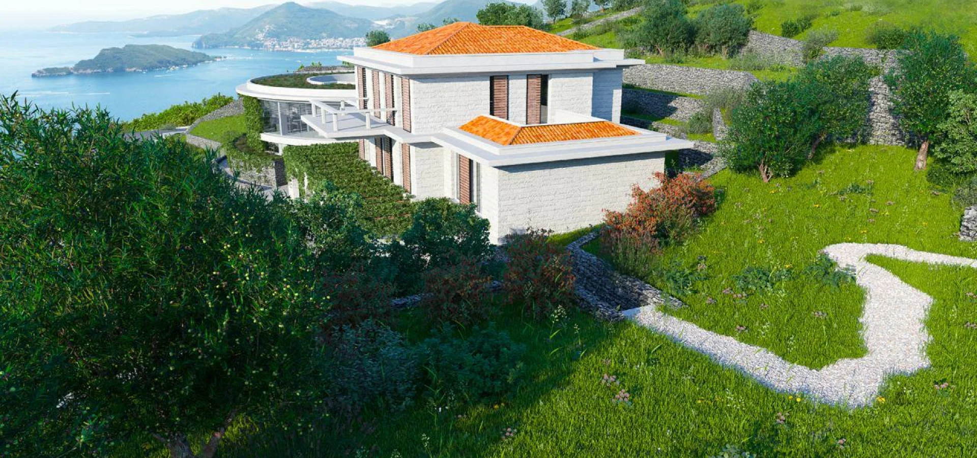 Blizikuce de imarlı villa arsası deniz manzaralı