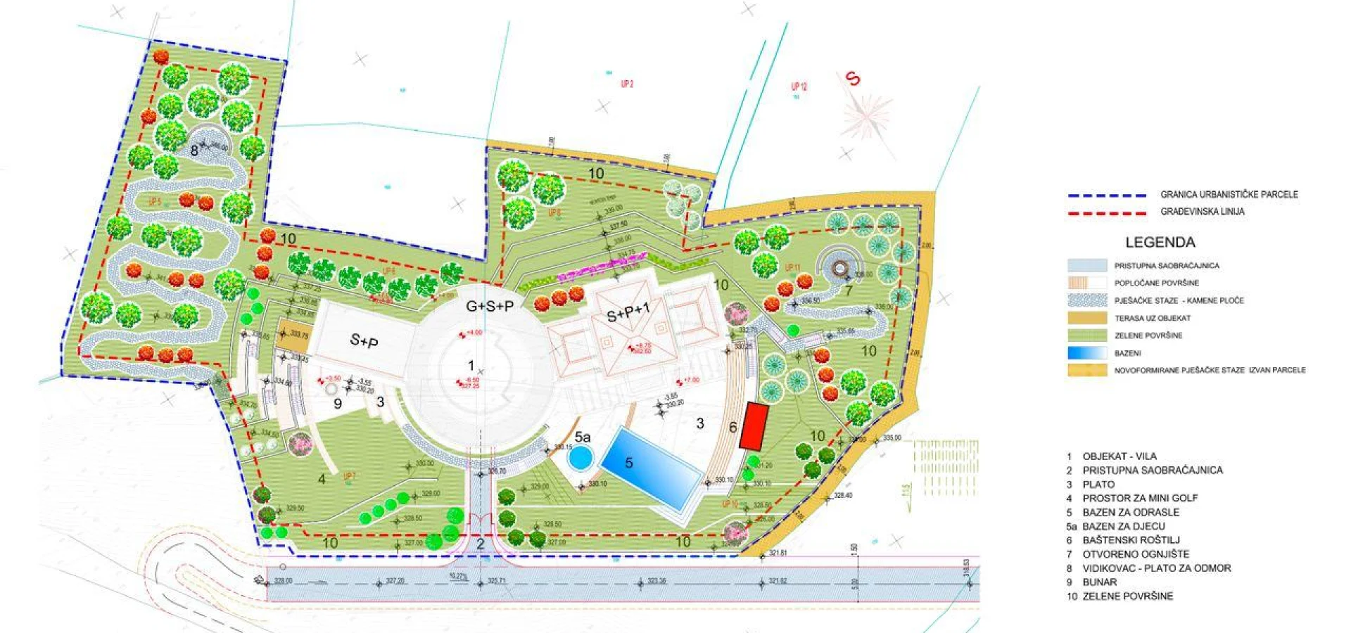 Blizikuce de imarlı villa arsası deniz manzaralı