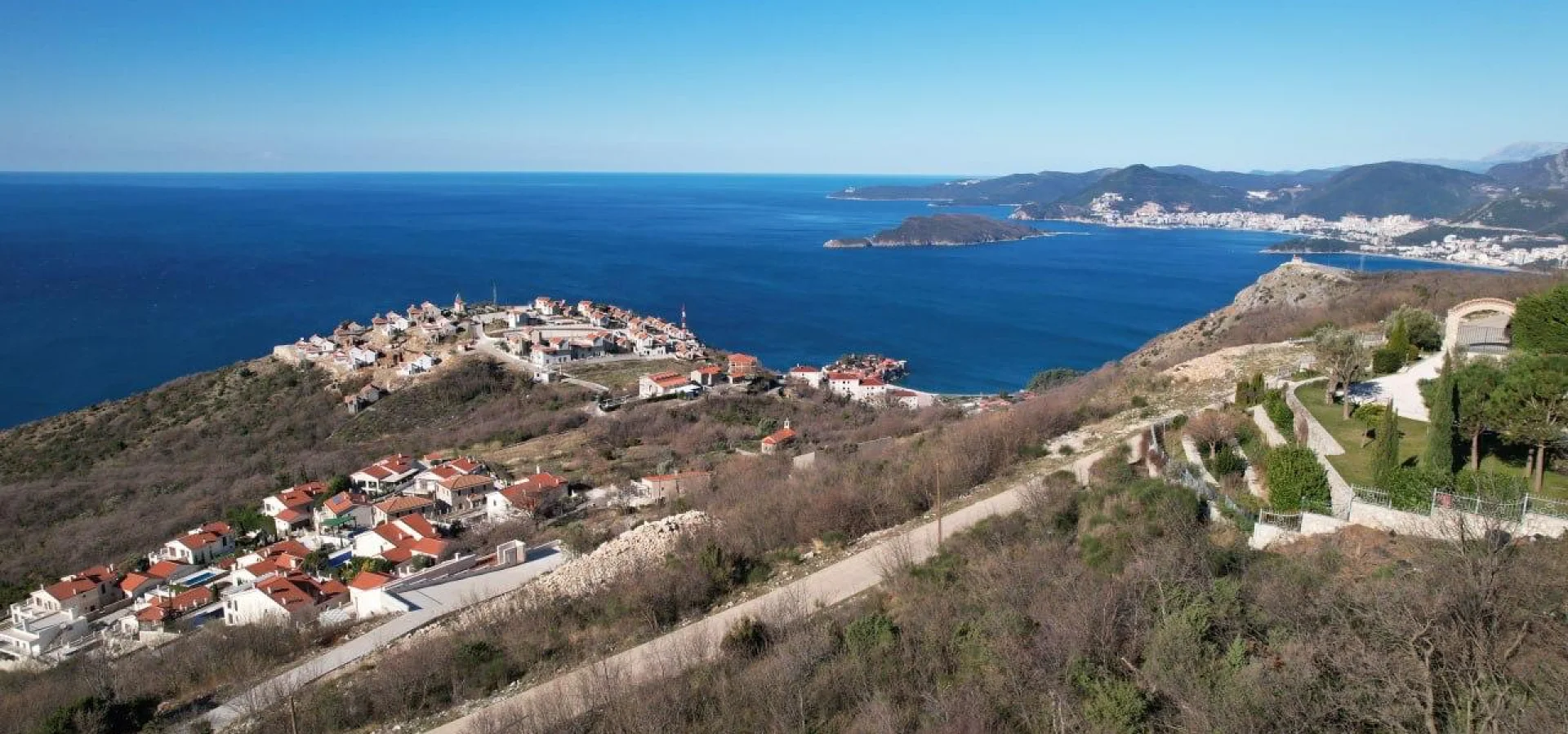 Blizikuce de imarlı villa arsası deniz manzaralı