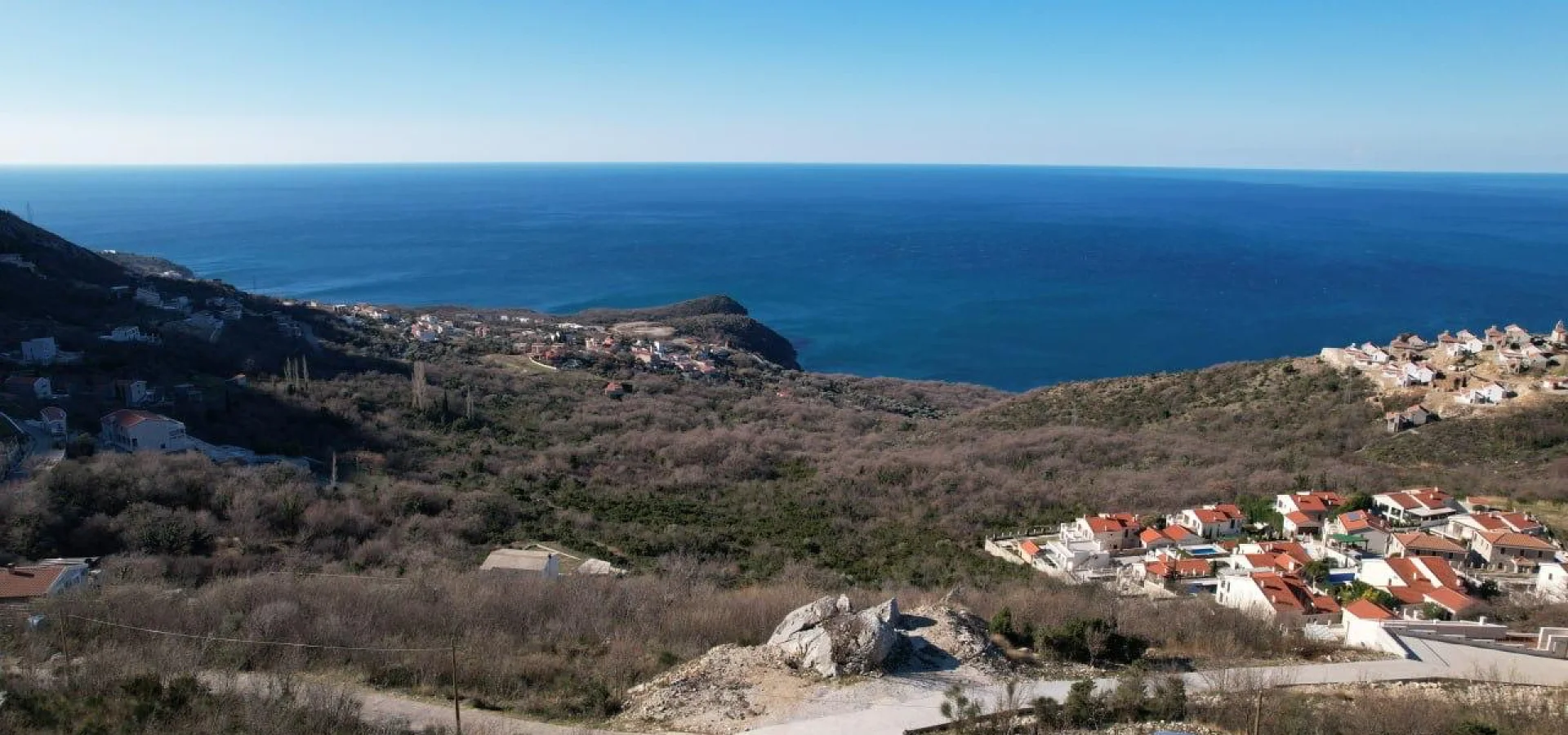 Blizikuce de imarlı villa arsası deniz manzaralı